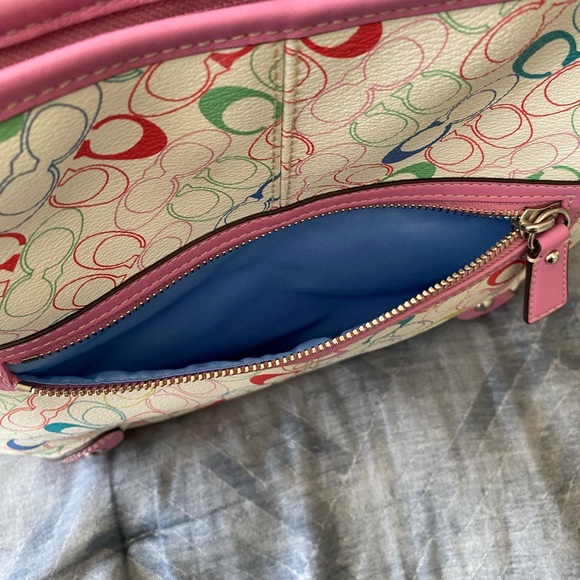 Coach Logo Over Shoulder Handbag - Picture 5 of 12